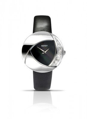 Seksy Ladies Stone Set Strap Watch 4530