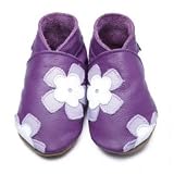 InchBlue Lederschuhe Blume lila