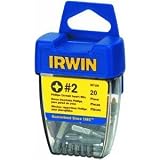 Irwin 357120 #2 Drywall Bit Tip, 20 Pack