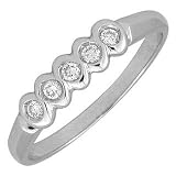 Forzieri 18K White Gold Diamond Band