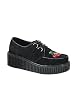 2 Inch Platform Creeper Women's Size Shoe With Cherry Detail