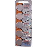 Maxell CR2025 5-Pack 3V Lithium Coin Cell Batteries