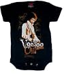JIMI HENDRIX - Voodoo Child Creeper - Black Onesie / Baby T-shirt
