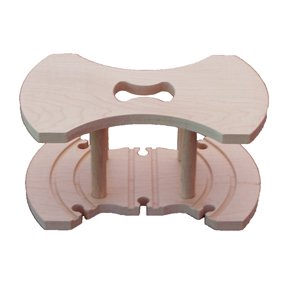 Triple Wooden Train Track Curved Station Shed Fits Thomas Train Track by 