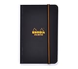 ☆ロディア(RHODIA)☆無線綴じの軽量化された9×14cmノート★UNLIMITED（アンリミテッド）/ブラック★cfunlimited