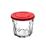 Luminarc Working Glass 14 oz w/Red Lid, Set of 4