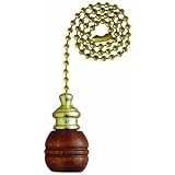 Westinghouse 77007 - Pull Chain with Walnut Sculptured Ball