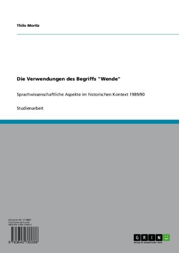 Die Verwendungen des Begriffs 