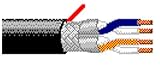 Belden 1634A-100 100 foot IBM Type 1 2 pair 22 AWG Shielded Cable