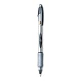 ~:~ BIC CORPORATION ~:~ Z4+ Stick Roller Ball Pen, Translucent Brl, Black Ink, Extra Fine, 0.50 mm