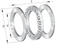 INA 81220-TV NEEDLE ROLLER THRUST BEARING