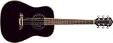 Oscar Schmidt OG1B 3/4 Size Dreadnought Acoustic Guitar (High Gloss Black)