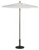 Oxford Garden Sunbrella 6-Foot Market Umbrella, Natural