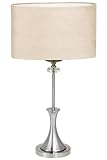 Avia Table Lamp 25"hx14"w Silver
