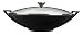 Le Creuset Enameled Cast-Iron 14-1/4-Inch Wok with Glass Lid, Black Onyx