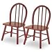 Kitchen: Small picture for Winsome Wood Assembled Set of 2 Kids Chairs, Red