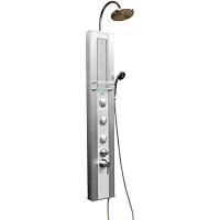 PULSE Showerspas 1014 Luana Pre-plumbed Anodized Aluminum Shower System