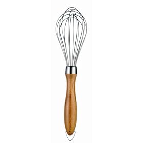 Cuisipro Bamboo Handle 10 Balloon Whisk, Caramel by Cuisipro