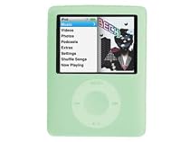 Silicone Skin/Case/Cover For NEW iPod Nano 3G 4GB/8GB - GREEN with Neck String