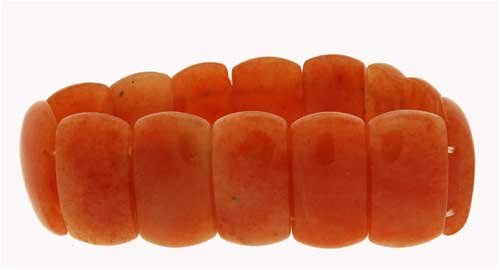 Click here to buy Medium Cushion Style Bracelet - Red Aventurine.