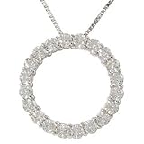 Small Circle of Life Moissanite Pendant