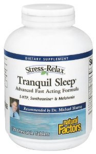 Natural Factors Stress-Relax Tranquil Sleep -- 120 Chewable Tablets