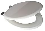 Emerald White Toilet Seat and Cover with Stainless Steel Hinges by Celmac Wirquin [並行輸入品]