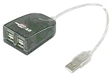 #1: Skymaster 4 Port USB 2.0 HUB , klein und handlich, zusätzlich erhalten Sie noch 2 USB 1m Kabel – Verlängerungen in schwarz gratis von uns dazu , für Windows und MAC