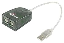 Skymaster 4 Port USB 2.0 HUB , klein und handlich, zus&auml;tzlich erhalten Sie noch 2 USB 1m Kabel - Verl&auml;ngerungen in schwarz gratis von uns dazu , f&uuml;r Windows und MAC