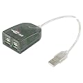 Skymaster 4 Port USB 2.0 HUB , klein und handlich, zus�tzlich erhalten Sie noch 2 USB 1m Kabel - Verl�ngerungen in schwarz gratis von uns dazu , f�r Windows und MAC