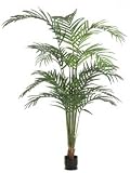 8' Grand Artificial Areca Palm Tree x15 465 Lvs. in Plastic Pot (Note: if shipping, Additional shipping charges may be added to this item)