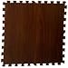 Tadpoles 9 Sq Ft Wood Grain Playmat Set, Dark Wood