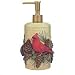 Pinecone Lodge Cardinal and Holly Holiday Lotion Pump