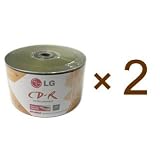 100pcs LG CD-R 52x Lightscribe Printable Disc