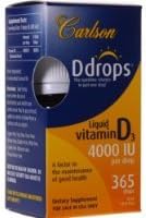 Carlson Labs Carlson Laboratories Super Daily D3 4000IU Supplement, 10.5 ml, 0.36 Fluid Ounce