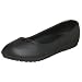 crocs Prima Ballet Flat,Black,8 M