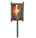 Lodge Pine Cone Wall Lamp in Antiqued Bronze Finish