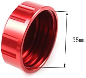 CNC Motorcycle Rear Brake master cylinder fluid Reservoir Cover Cap Modification For Honda CBR1000 RR/CBR1000 RR C-ABS CB1000R (Red)