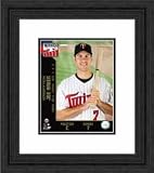 Framed Joe Mauer Minnesota Twins Photograph