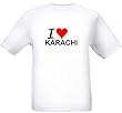 I LOVE KARACHI - City-series - White T-shirt