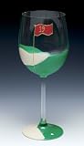 19th Hole Wine Glass