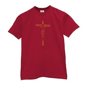 Christ On Cross - Mens Slim-Fit T-Shirt