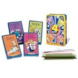 Kids Card Games with Pick-Up Sticks (4-Pack)