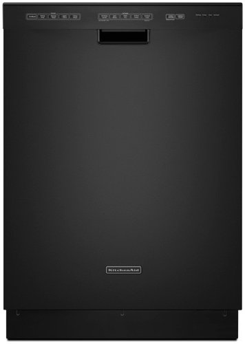 KitchenAid Superba Series EQ: KUDE20IXBL Dishwasher, Optimum Wash Sensor, Hi Temp Scrub, 5 Options, Control Lockout Option, Stainless Steel Tub, Energy Star Qualified:Black