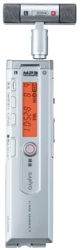 SANYO �f�W�^���{�C�X���R�[�_�[�uDIPLY TALK�v(�V���o�[) ICR-S278RM(S)