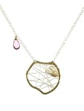 Nashelle Designs Decadent Drop Dead Cluster Necklace, Color Gold