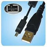 MPF® Fuji Fujifilm USB Cable Cord for Finepix 1300, 1400, 2200, 2300, 2400, 2500, 2600, 2650, 2800, 2900, 3300, 3800, 4500, 4700, 4800 & 4900 Digital Cameras
