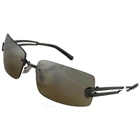 Dolce and Gabbana D&G 413S D74 Fashion Sunglasses, Gray Frame  Brown Lenses  Fade Silver Flash
