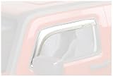 Putco 480504 Element Chrome Window Visor - Set of 2