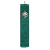 MLB Oakland Athletics Embroidered Tri-Fold Golf Towel